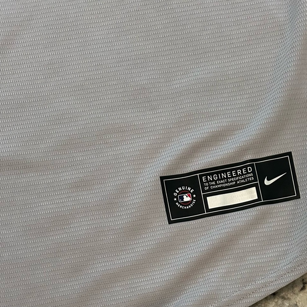 Nike Authentic New York Yankees Giancarlo Stanton #27 Gray Jersey Men’s Size: L - Picture 7 of 7